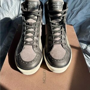 Louis Vuitton Monogram High-Top Street Sneakers Boot Men’s 8 G000798
